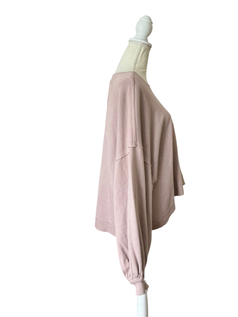 Free People Trish Boxy Oversized Pullover Sweatshirt Size XS - Picture 4 of 11